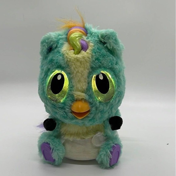 Hatchimals Interactive Hatchi Babies 19133 Mint Green/white/Yellow Bird - Picture 6 of 8